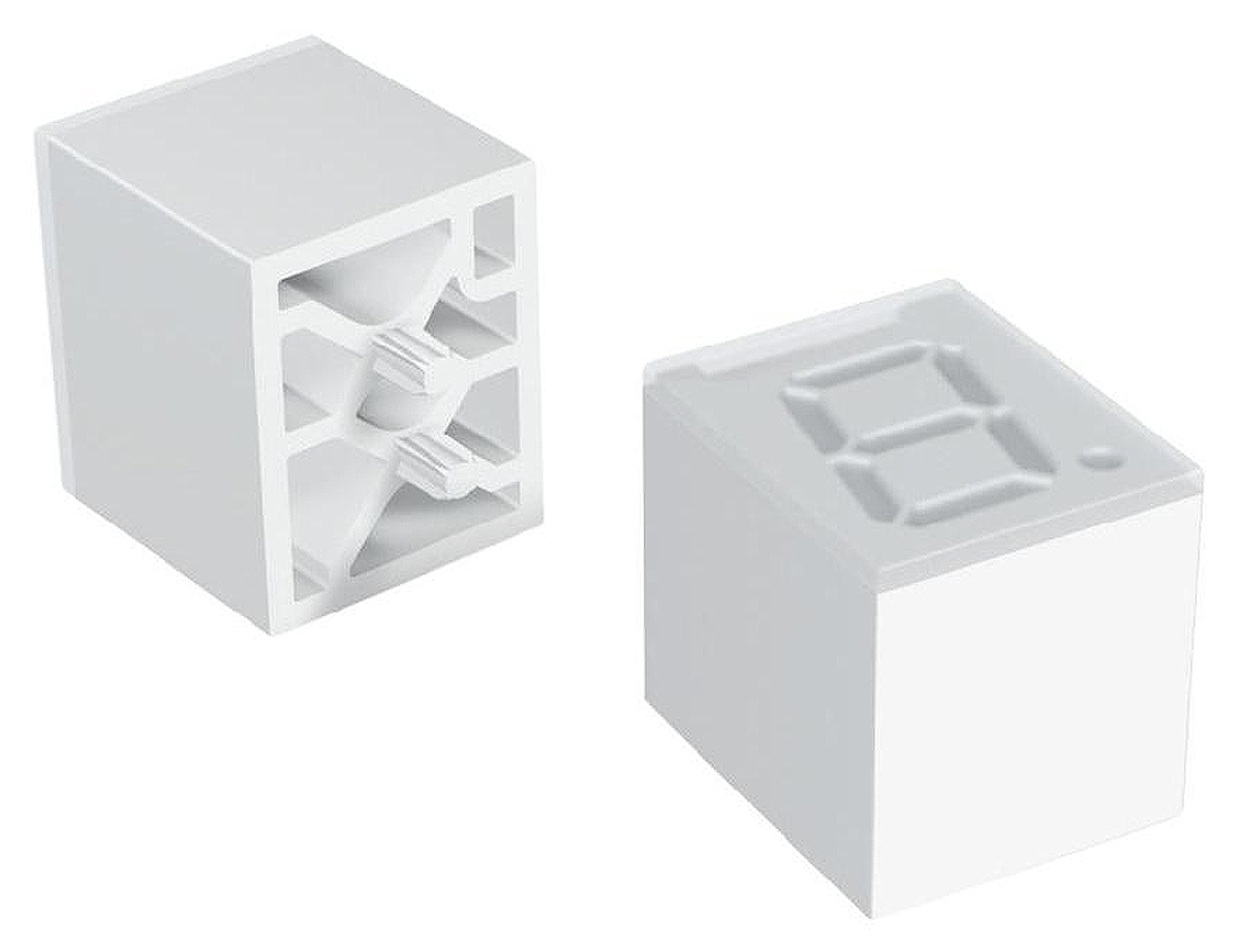 2274.1004 MENTOR, PCB Mounted 7-Way LED Light Pipe, Clear