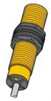 Turck Inductive Threaded Barrel Proximity Sensor, M18, 12 mm Detection, PNP NO, 10 → 30 V dc