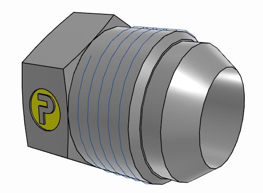 Parker Blanking Plug 19mm x 33mm