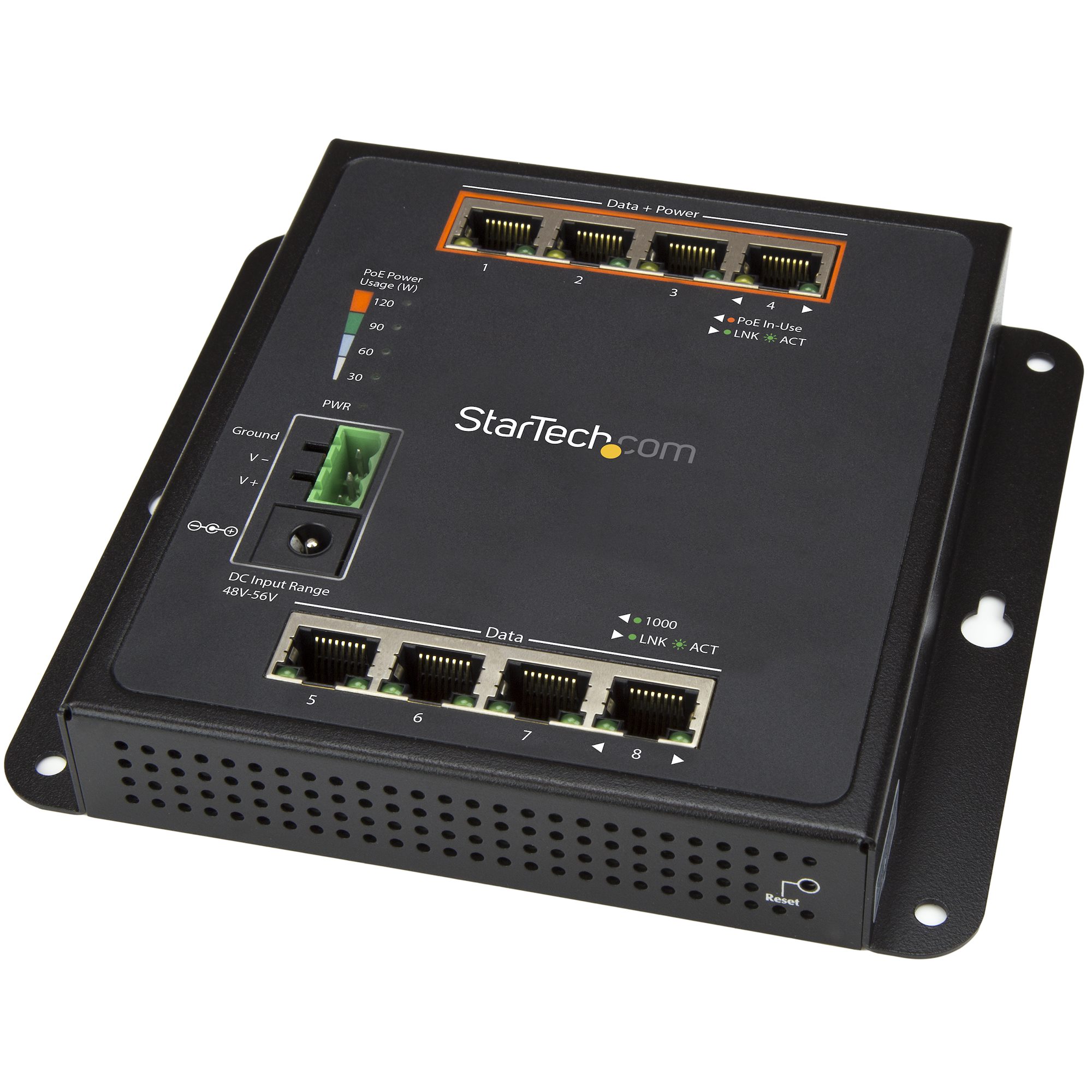 StarTech.com IES81GPOEW, Managed 8 Port Ethernet Switch With PoE M