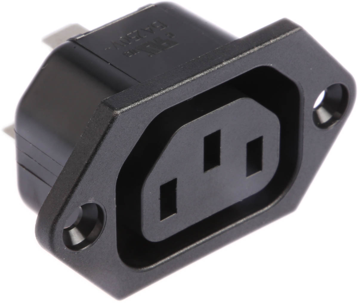 Schurter C13 Panel Mount IEC Connector Socket, 15A, 250 V