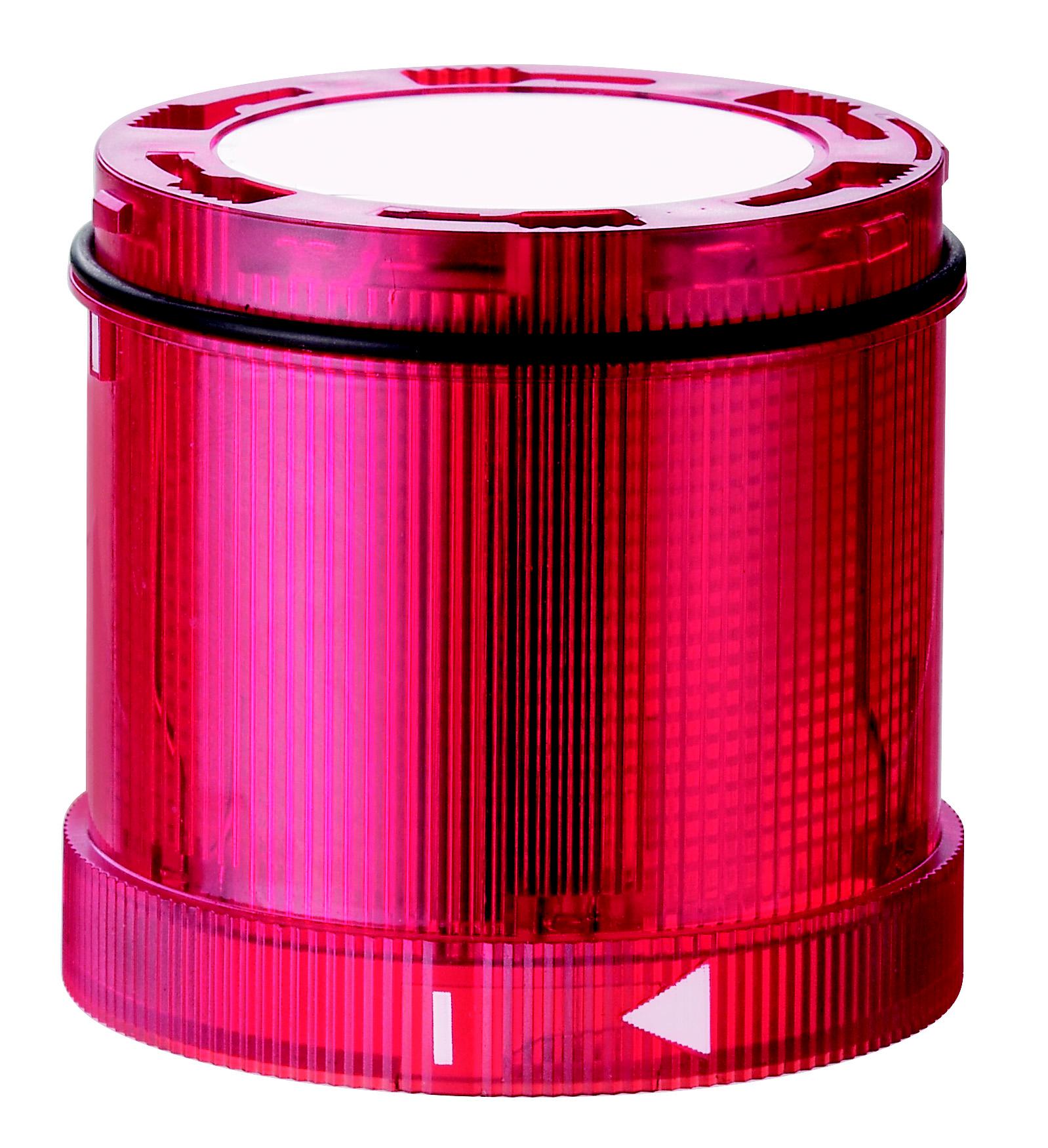 Werma KS72 Series Red EVS, Flashing Effect Flashing Light Element, 24 V, LED Bulb, DC, IP65