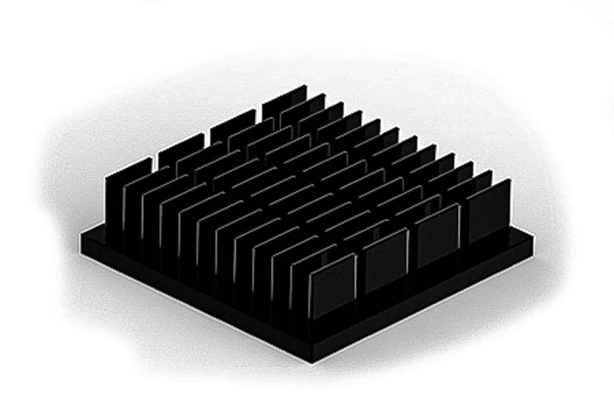 SPREADFAST Heatsink, Universal Square Alu, 30 x 30 x 8mm