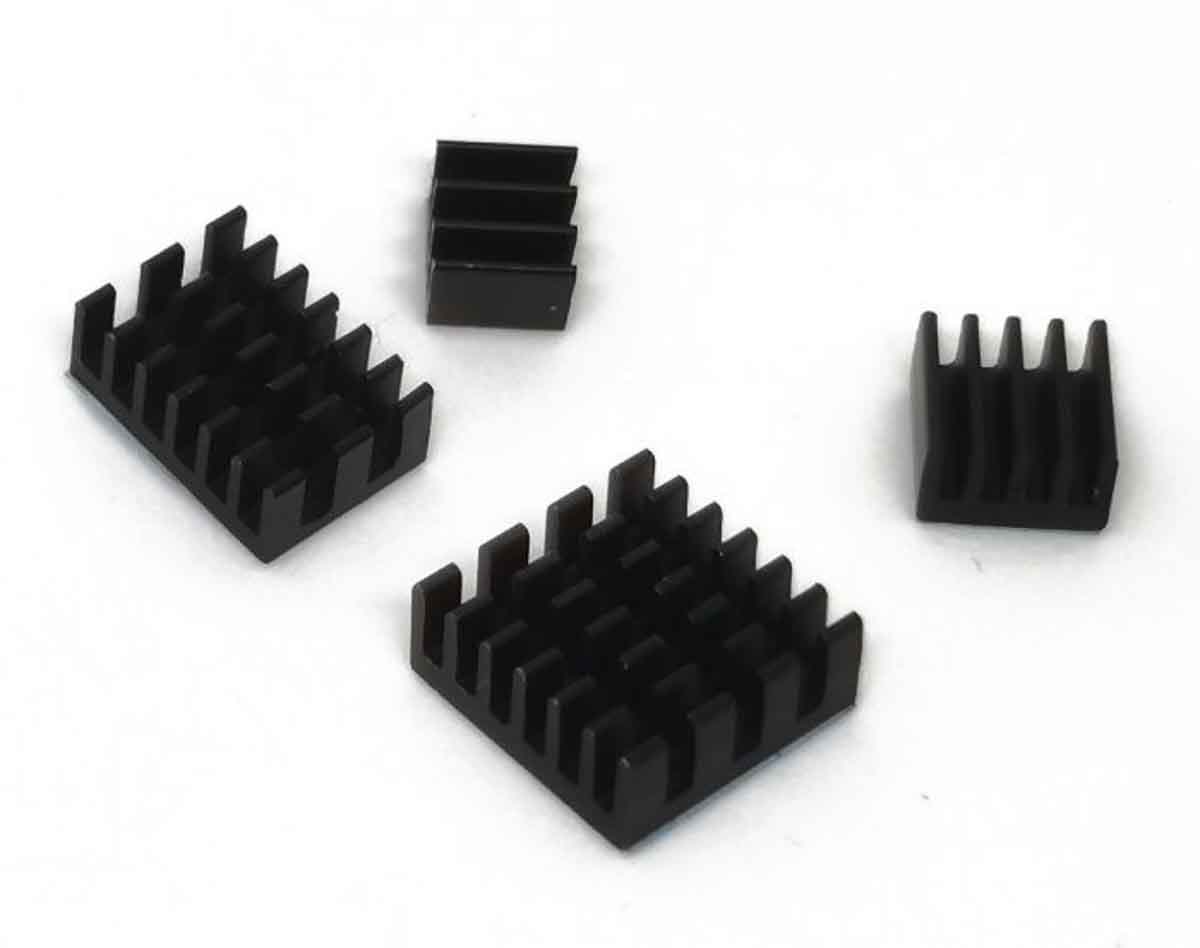 Seeed Studio 4 Piece Heatsink Cooling Kit for Raspberry Pi 4B