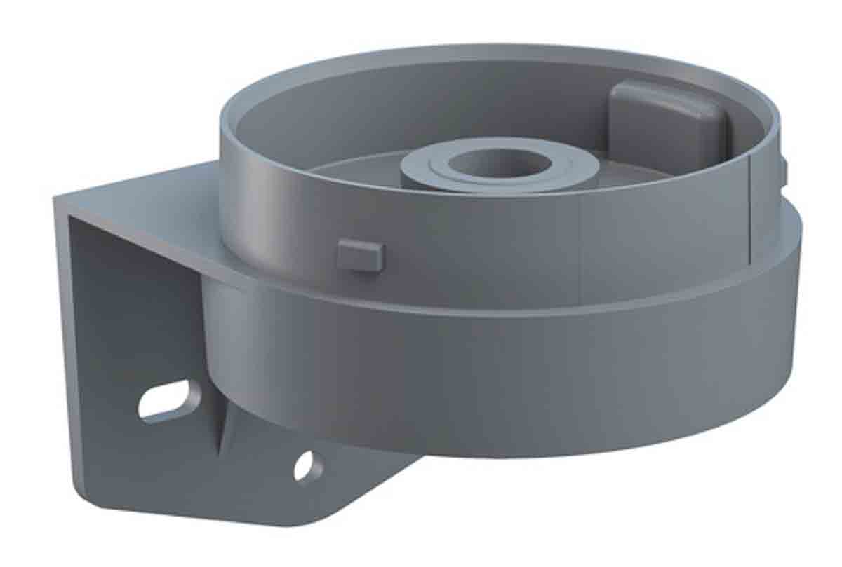 Werma IP66 Rated Grey Mounting Base for use with EvoSIGNAL Series