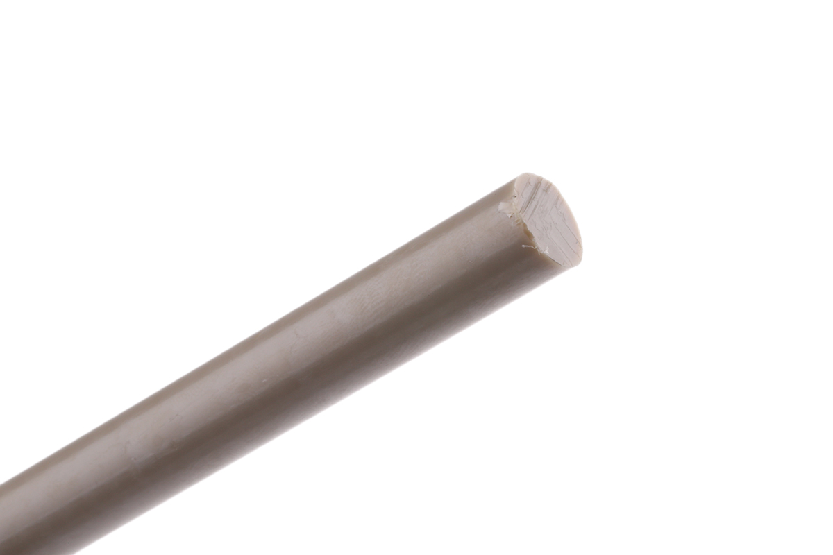 RS PRO Beige Polyetheretherketone PEEK Rod, 300mm x 8mm Diameter
