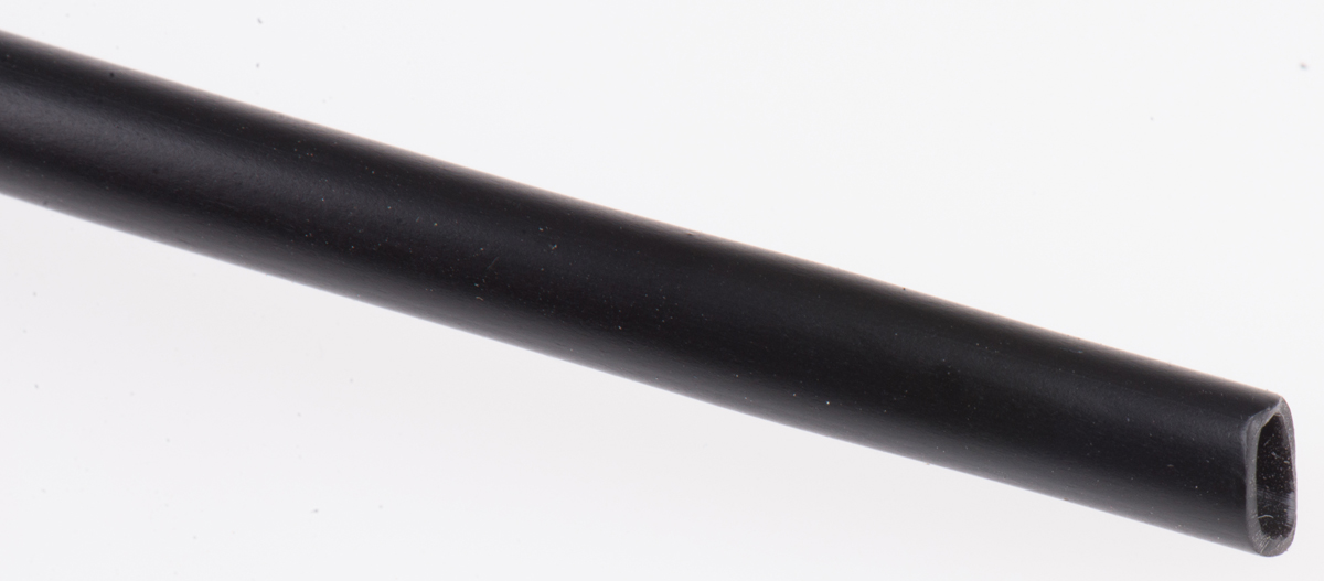 RS PRO PVC Black Cable Sleeve, 3mm Diameter, 40m Length