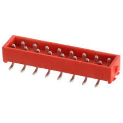 TE Connectivity Micro-MaTch Series Vertical Surface PCB Header, 6 Contact(s), 1.27 mm Pitch, 2 Row, Shrouded