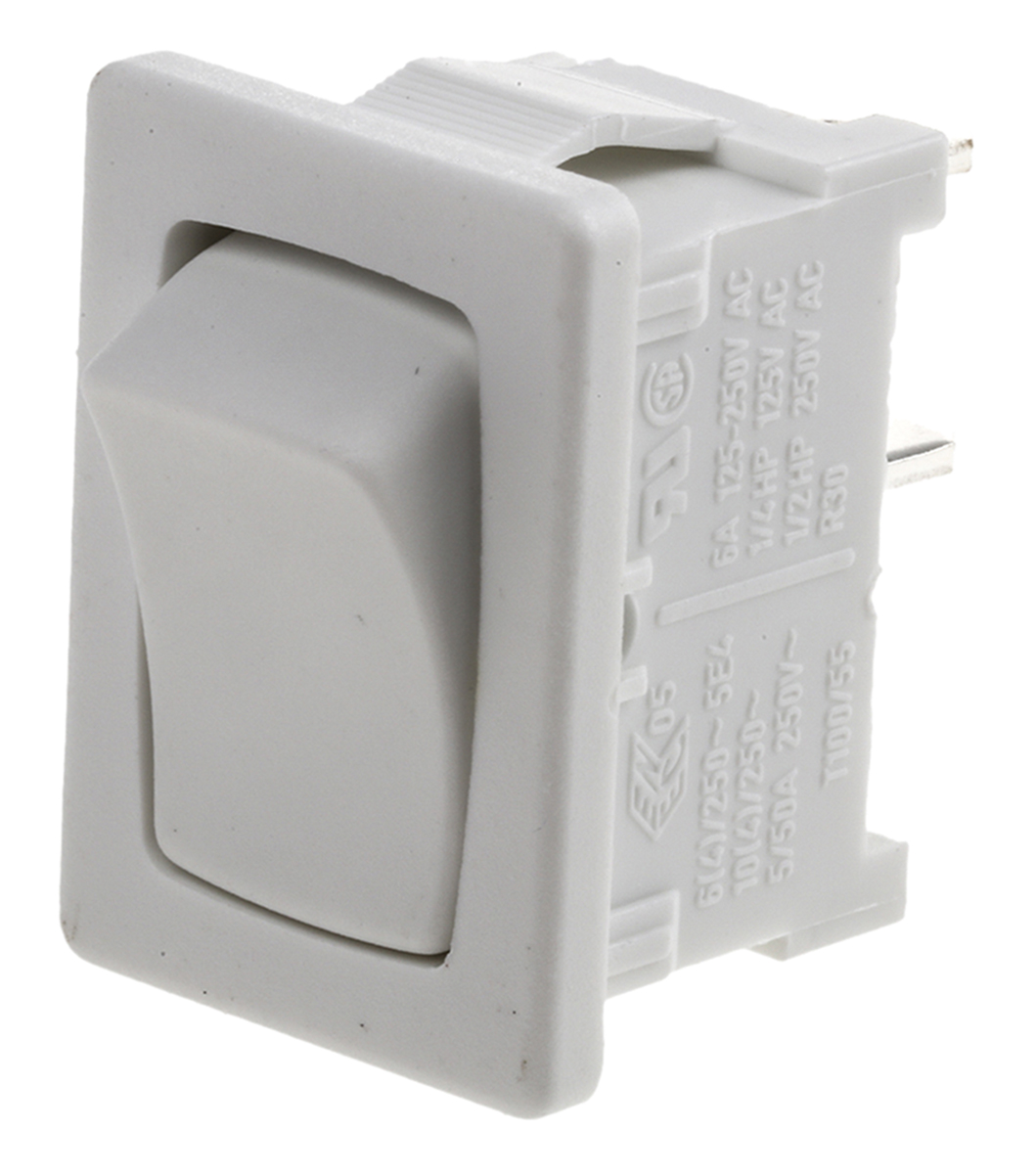 Marquardt SPST, On-Off Rocker Switch Panel Mount
