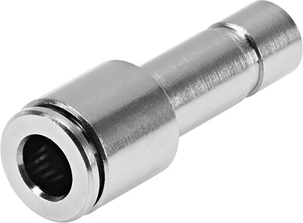 Festo NPQH Series Reducer Nipple, Push In 10 mm to Push In 4 mm, Tube-to-Tube Connection Style, 578307