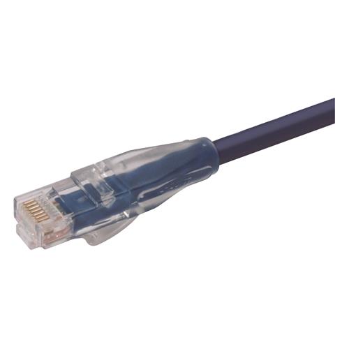 L-ComTRD, 10ft Cat6, Blue RJ45 to Male RJ45 Male, Unshielded Unshielded, Terminated PVC Sheath