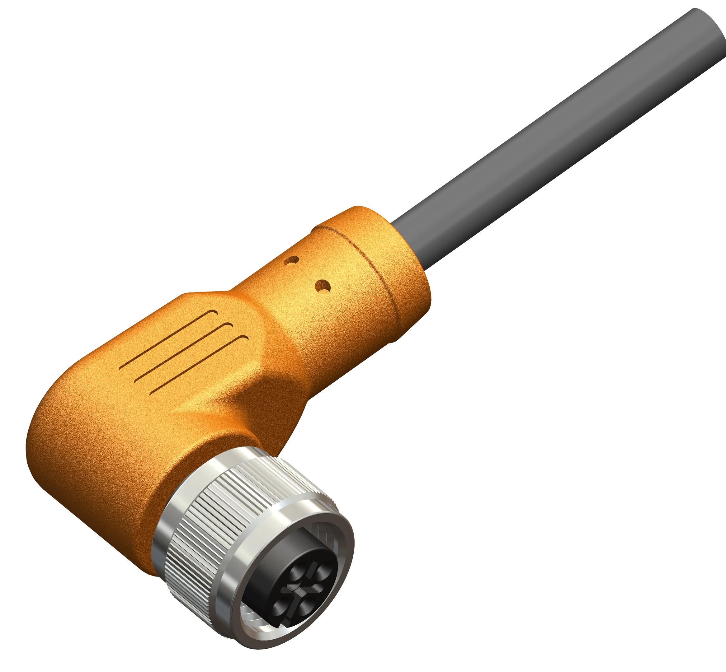 RS PRO Female 4 way M12 to Unterminated Free End Sensor Actuator Cable, 5 m