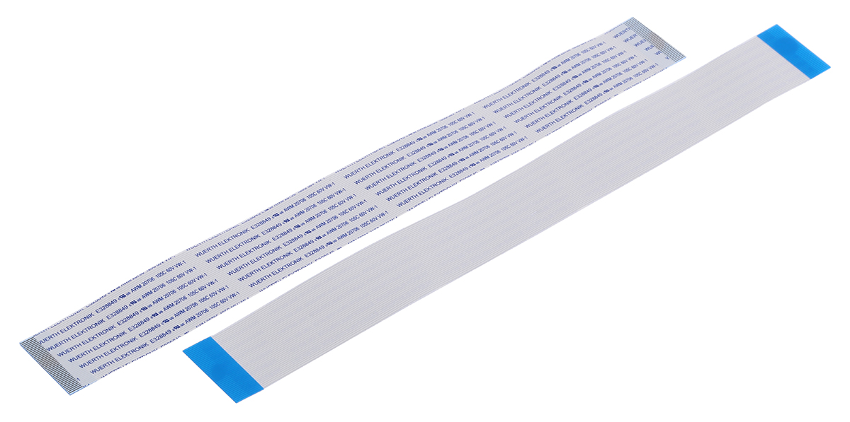 Wurth Elektronik 6876 Series FFC Ribbon Cable, 40-Way, 0.5mm Pitch, 200mm Length