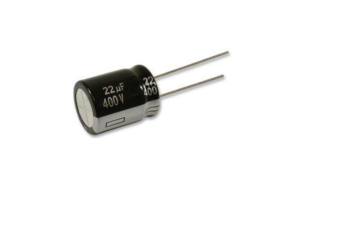 Nichicon 22μF Aluminium Electrolytic Capacitor 450V dc, Radial, Through Hole - UCS2W220MHD1TN