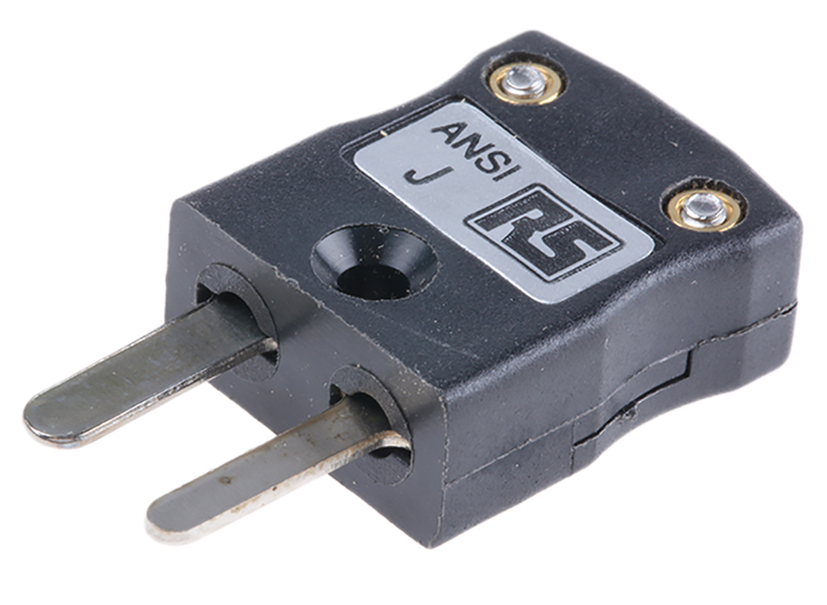 RS PRO Miniature Thermocouple Connector for Use with Type J Thermocouple, 4mm Probe, ANSI, RoHS Compliant Standard