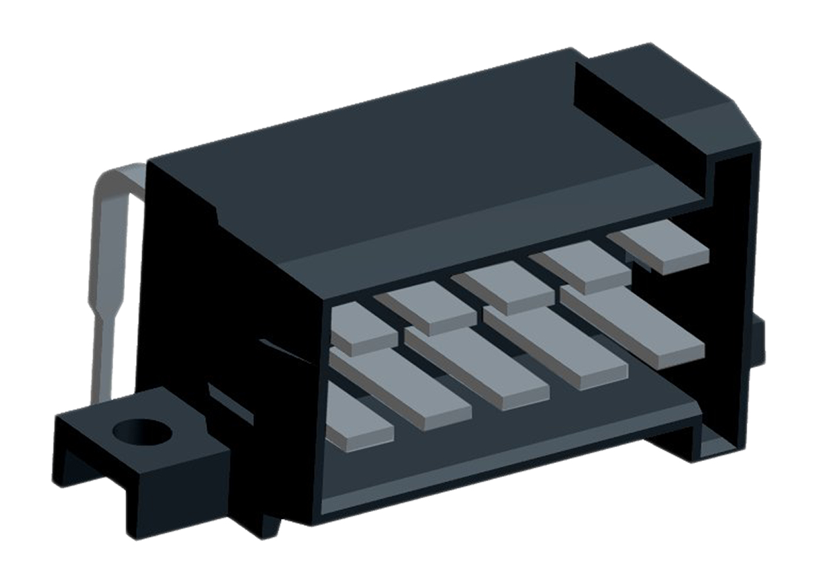 TE Connectivity, Timer Automotive Connector Plug Black Through Hole 10 Way, Solder Termination 828801-4