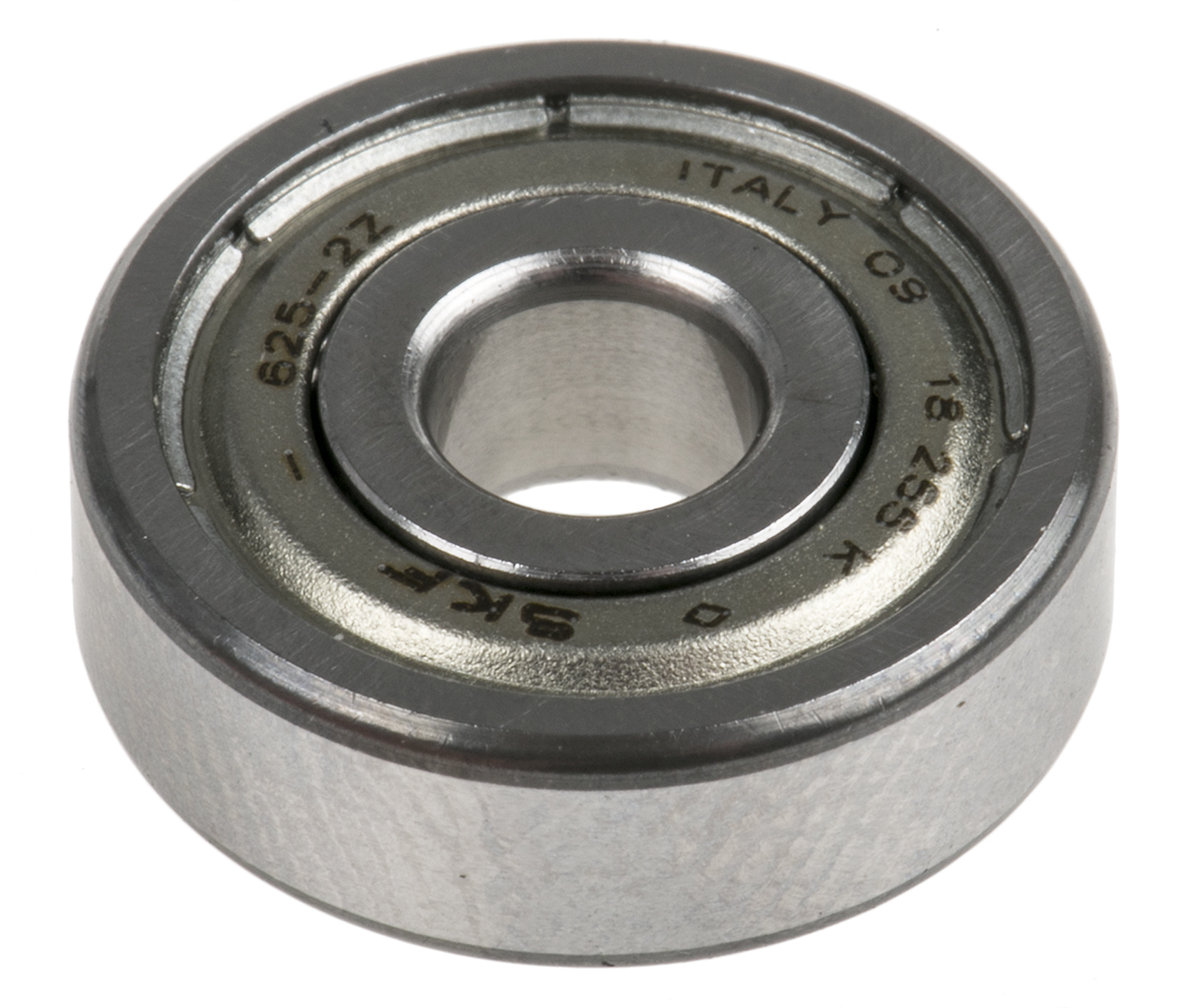 SKF 625-2Z 1 Row Ball Bearing - 5 mm ID, 16 mm OD