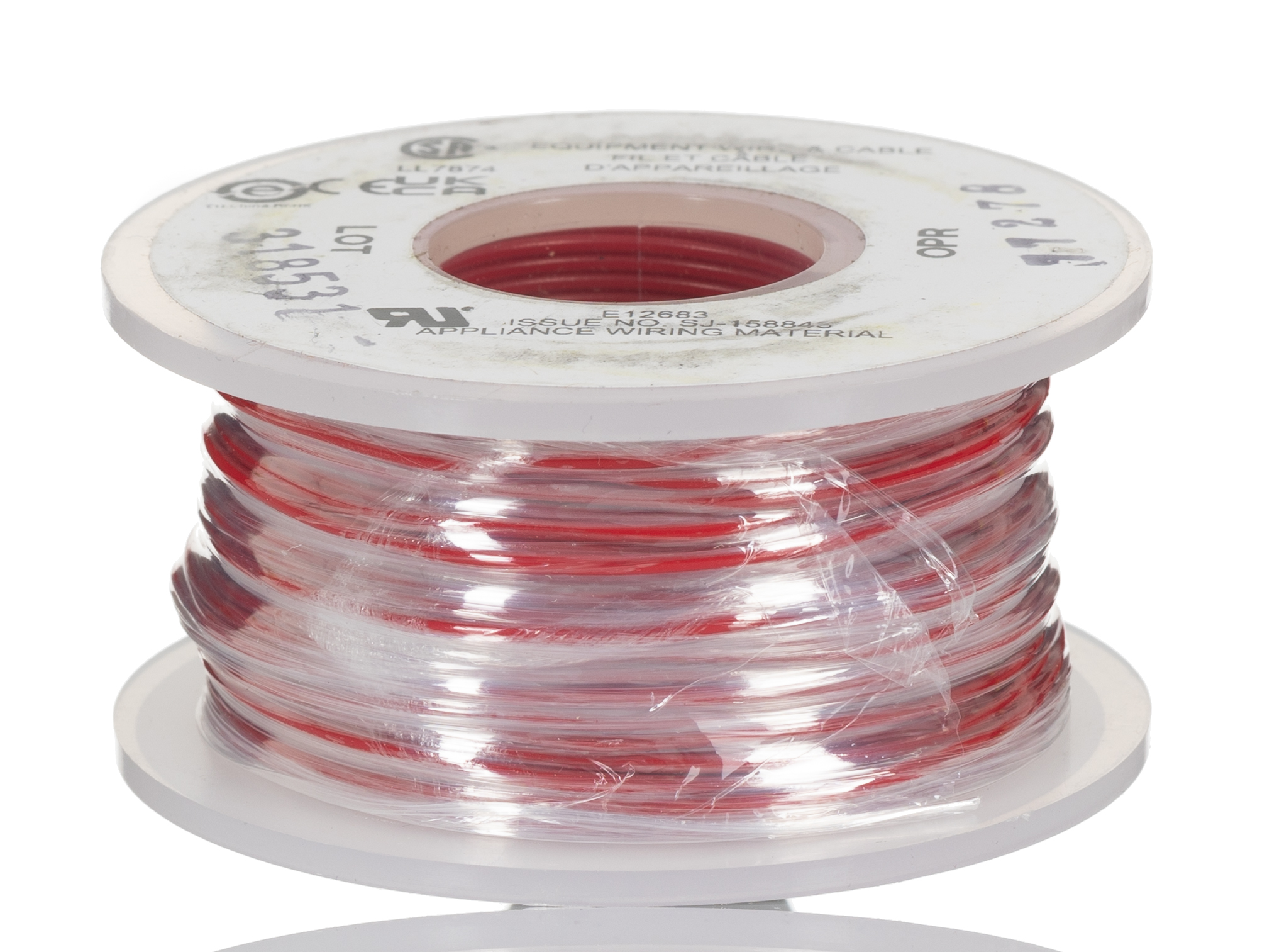 Alpha Wire Hook-up Wire PVC Series Red 0.2 mm² Hook Up Wire, 24 AWG, 1/0.51 mm, 30m, PVC Insulation, 3050/1 RD005