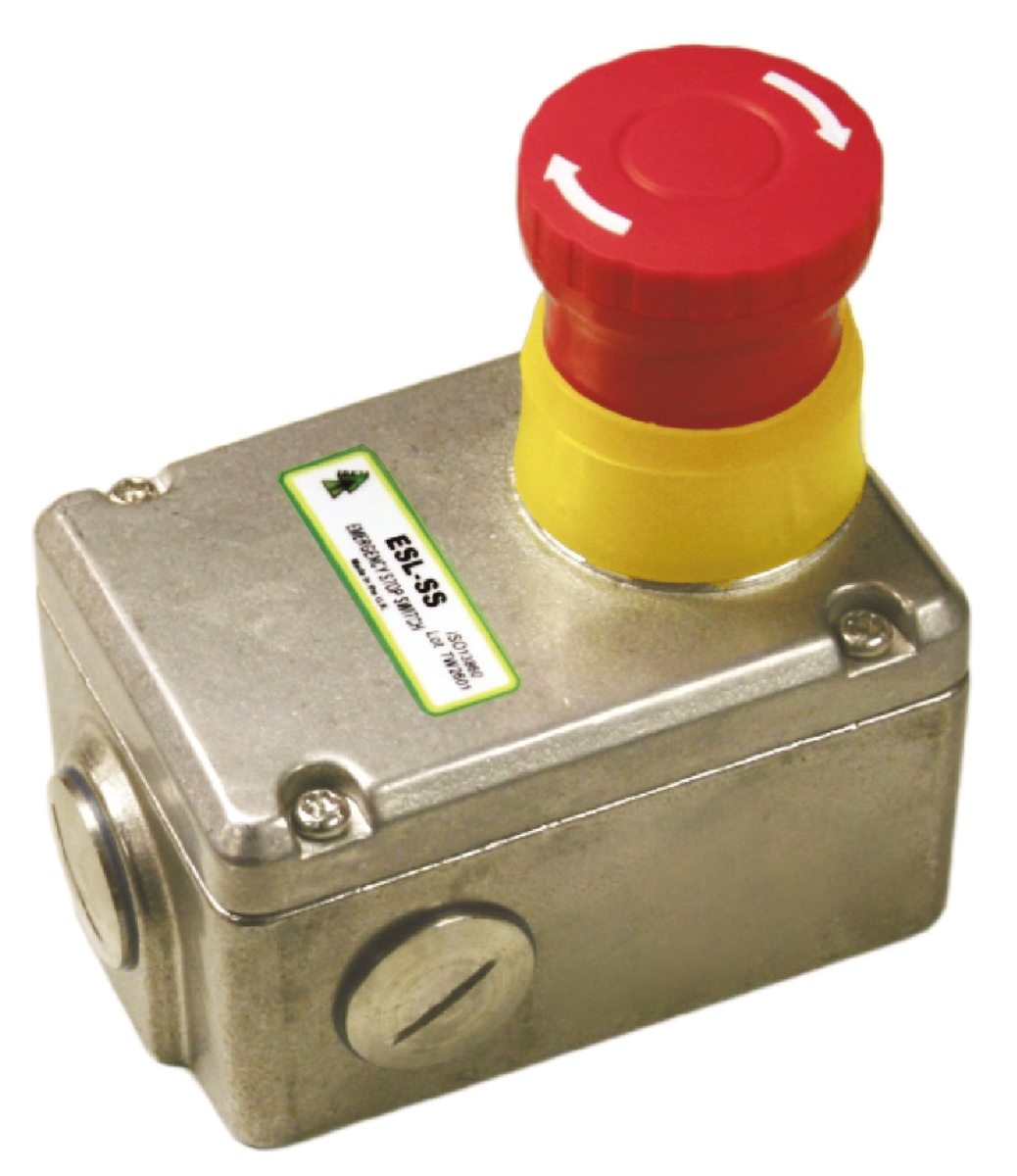 IDEM ESL Series Twist Release Emergency Stop Push Button, Surface Mount, 2NC + 2NO, IP67, IP69K