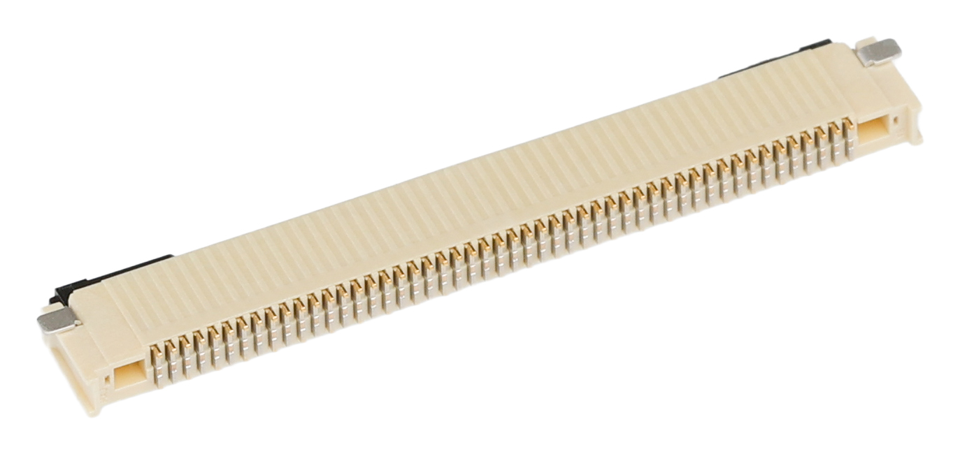 Molex, 505110 0.5mm Pitch 50 Way Right Angle Female FPC Connector, ZIF