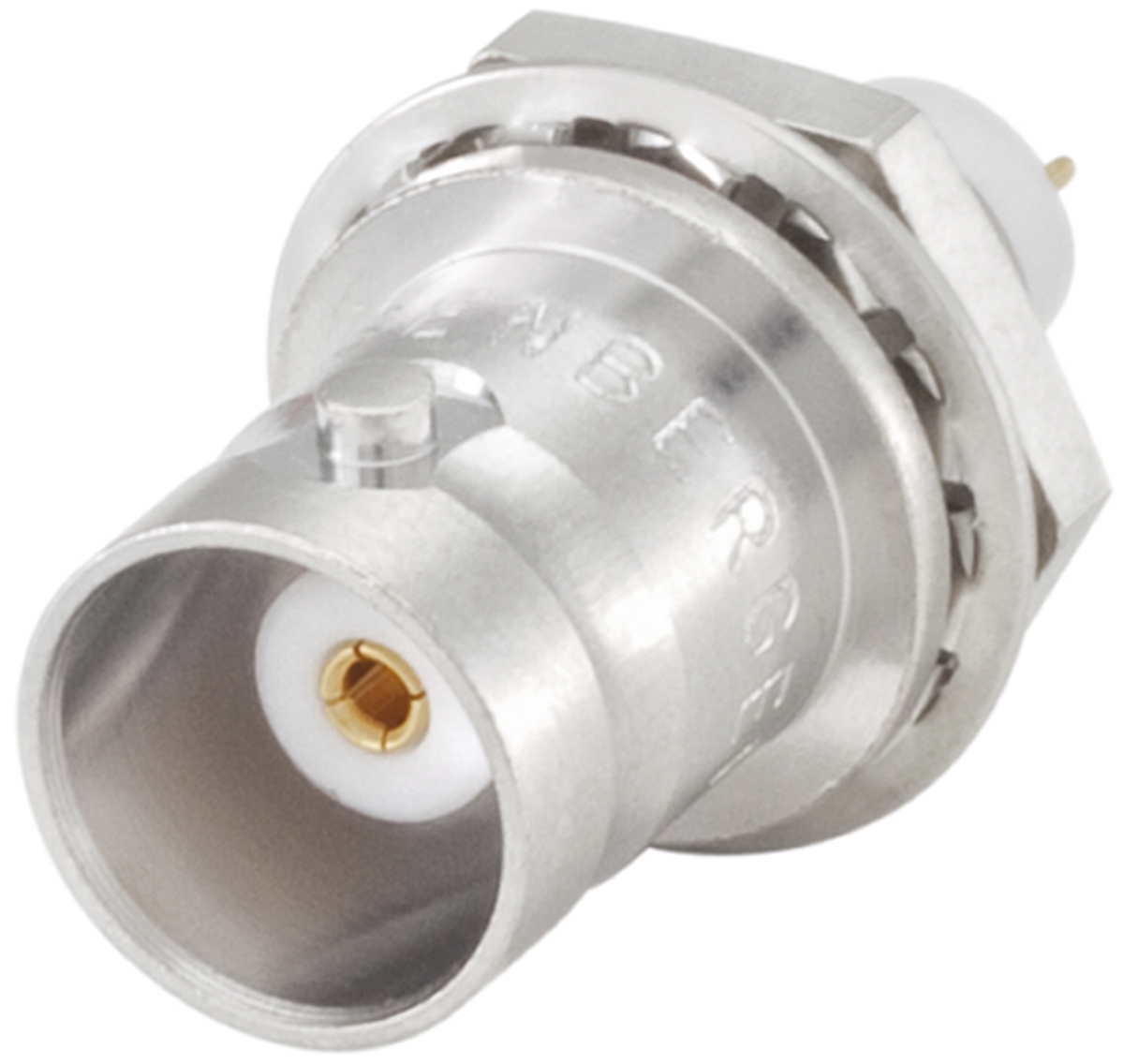 Rosenberger BNC Series, Jack Panel Mount BNC Connector, 50Ω, Solder Termination, Straight Body