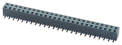 Samtec MMS Series Straight Surface Mount PCB Socket, 40-Contact, 2-Row, 2mm Pitch, Solder Termination