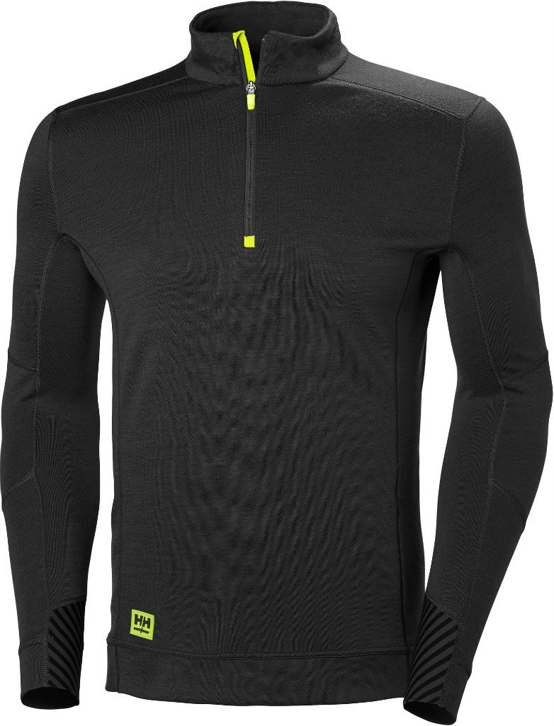 Helly Hansen Black Polypropylene Thermal Shirt, M