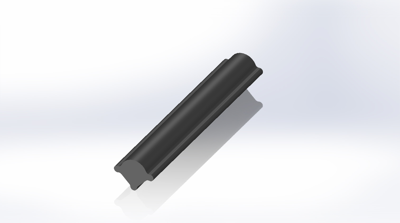RS PRO Black EPDM  Edging Strip, 20m
