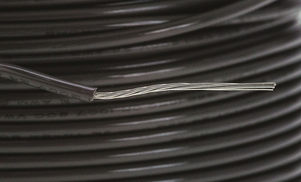 Alpha Wire Hook-up Wire PVC Series Grey 0.2 mm² Hook Up Wire, 24 AWG, 7/0.20 mm, 30m, PVC Insulation, 3050 SL005