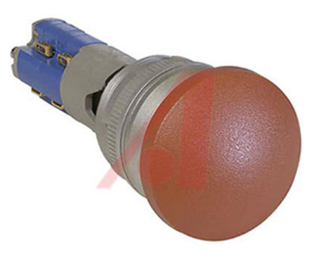 Johnson Electric Push Button Switch, Latching, Momentary, Panel Mount, 16.2mm Cutout, SPDT, 250V ac, IP40