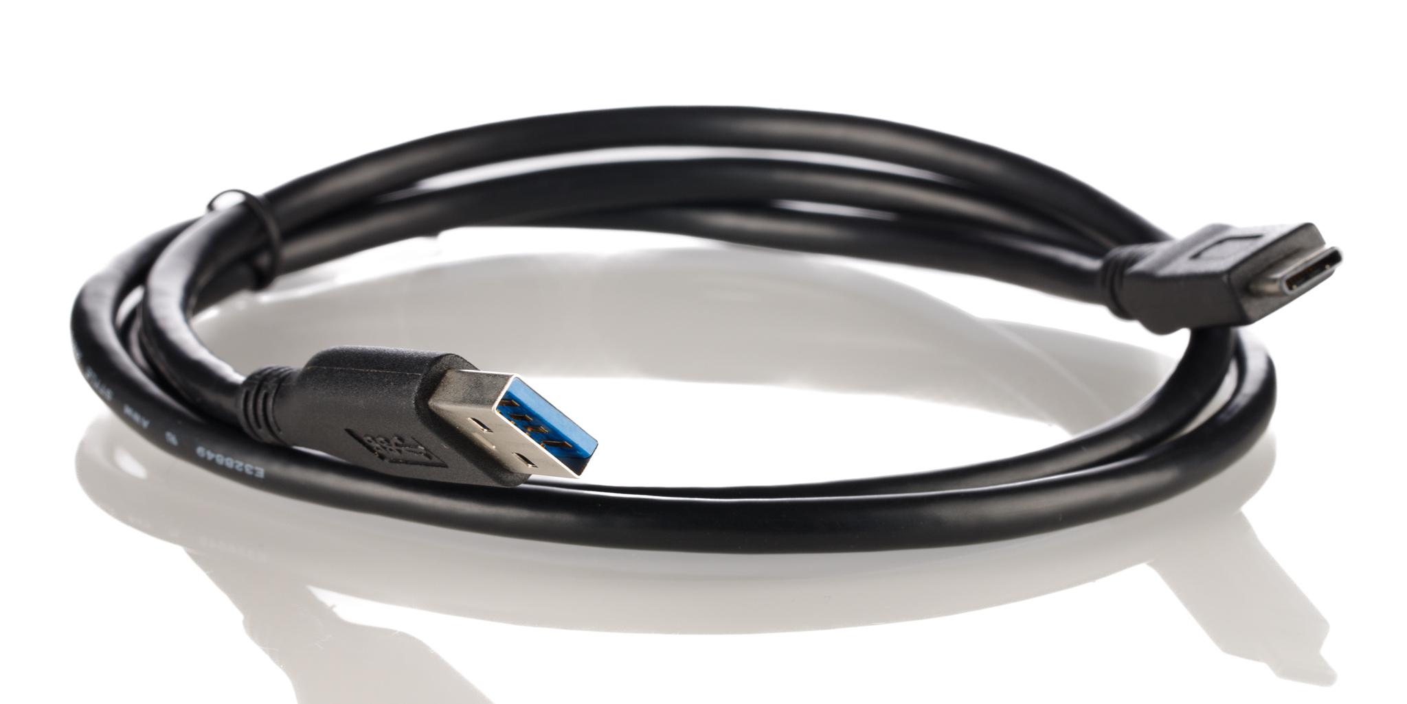 Wurth Elektronik USB 3.1, Male USB C to Male USB A, 1m