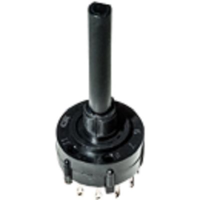 C & K A, 8 Position SP8T Rotary Switch, 2.5 A, Through Hole