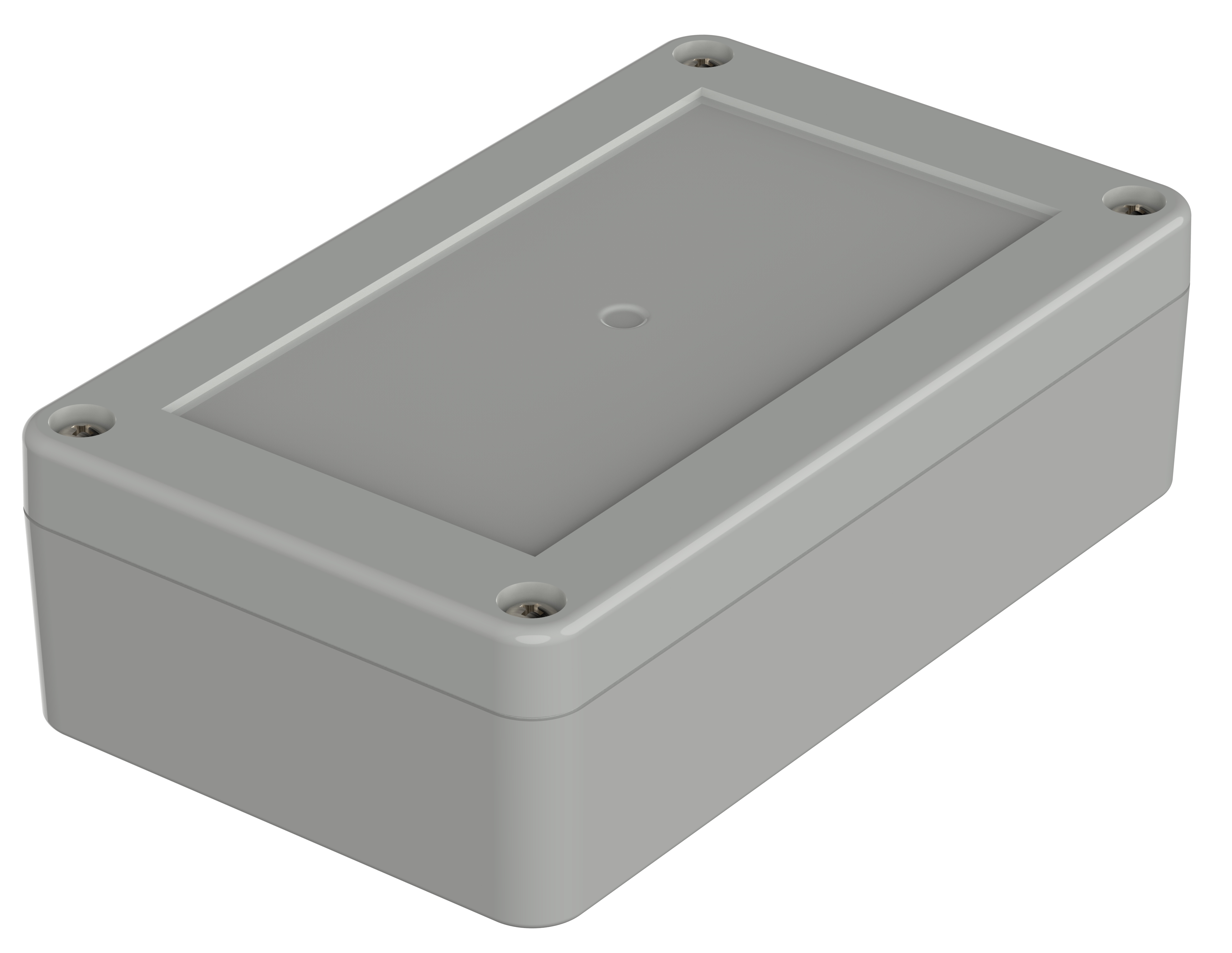 Bopla Euromas X Series Light Grey ABS Enclosure, IP66, IP68, IK07, Light Grey Lid, 125 x 75 x 37.2mm