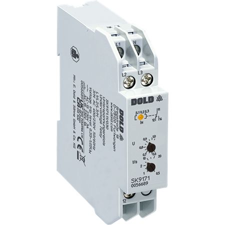 Dold Phase Monitoring Relay, 3 Phase, NC, 400V ac, DIN Rail