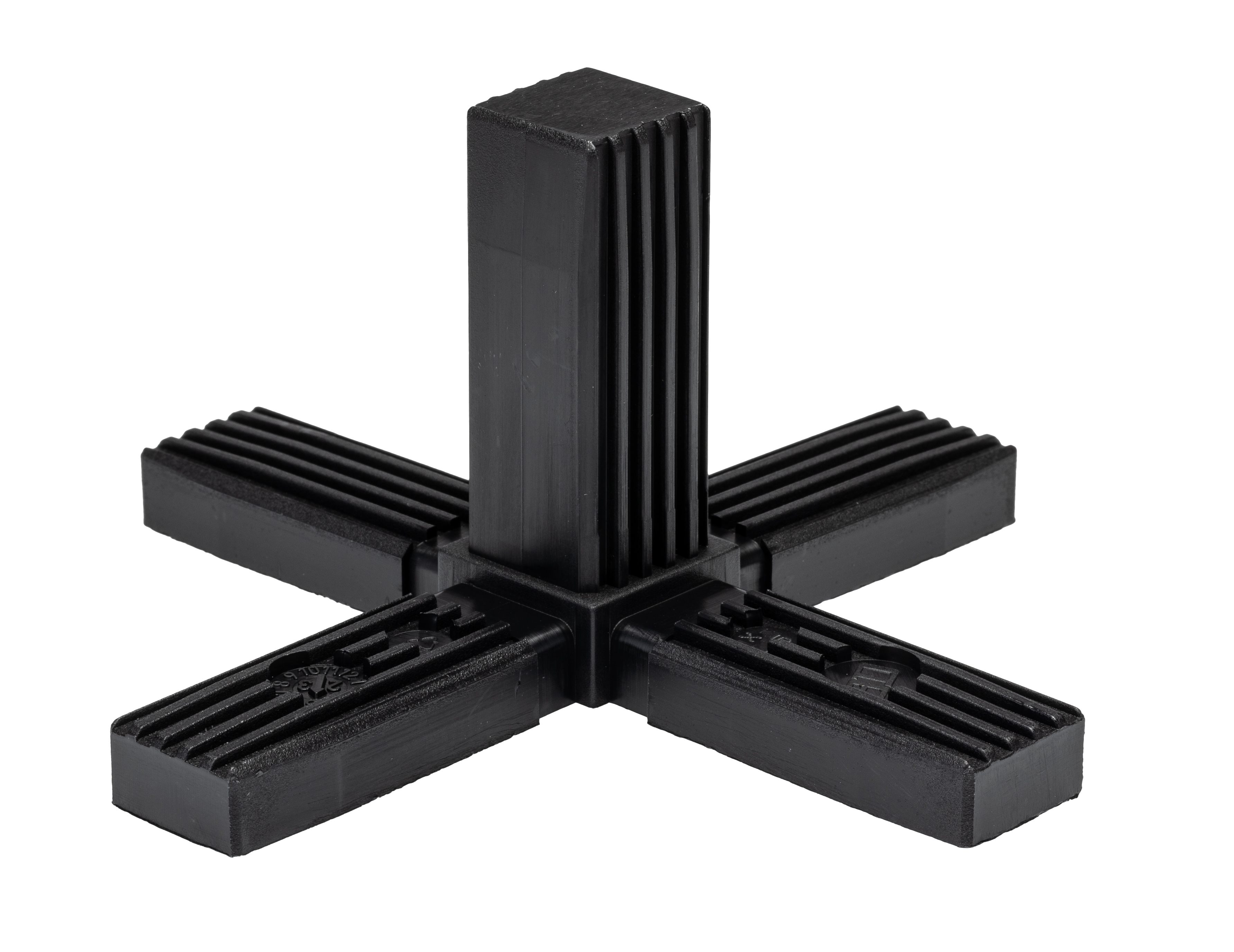 RS PRO 5-Way Connector, Square Tube Connector, Strut Profile 25 mm