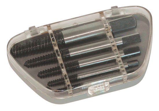 CK 5 piece Chrome Vanadium Steel Screw Extractor Set