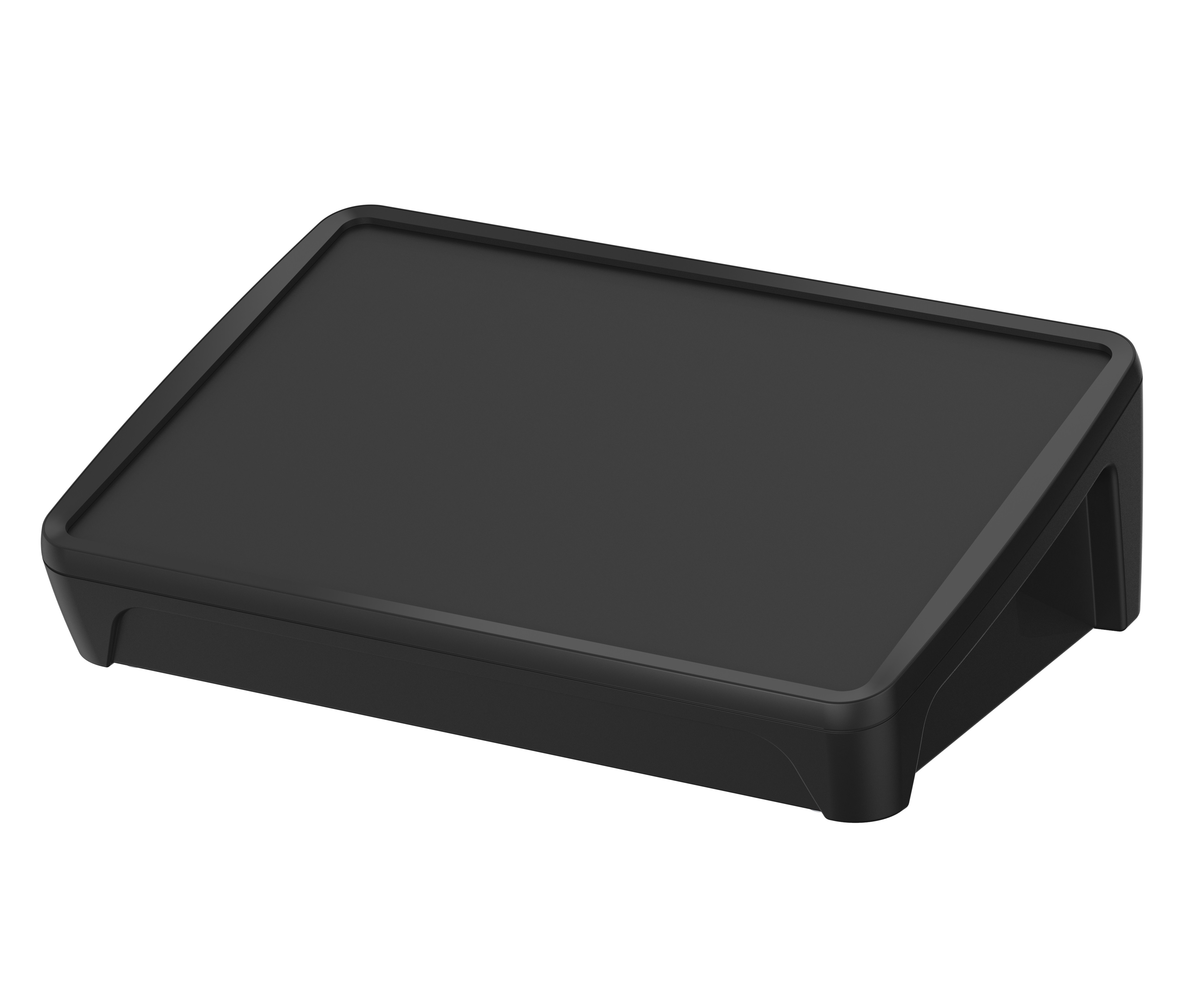 Bopla BoPad Series Black ABS Desktop Enclosure, Sloped Front, 285 x 198 x 92.9mm