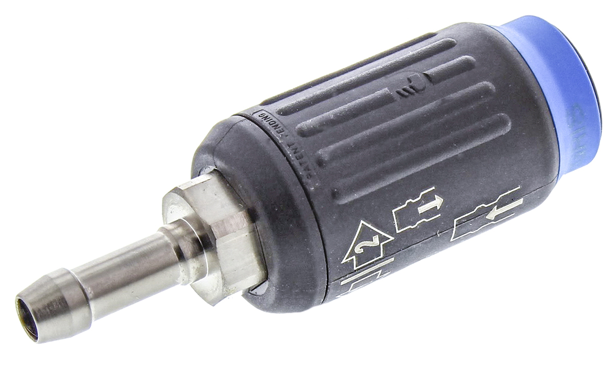 Legris Reinforced Polymer Male Pneumatic Quick Connect Coupling, 8mm Hose Barb