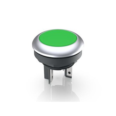 RAFI LUMOTAST 16 Series Illuminated Illuminated Push Button Switch, Momentary, Through Hole, 16.2mm Cutout, 1 NO, White