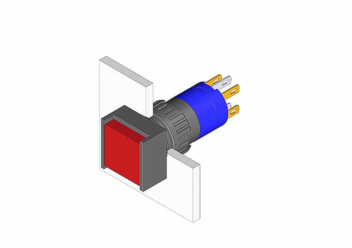 EAO Modular Switch Actuator for Use with Series 51 Swiches