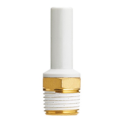SMC KQ2 Series Straight Threaded Adaptor, 6 mm to M5 x 0.8, Threaded-to-Tube Connection Style, KQ2N06-M5A