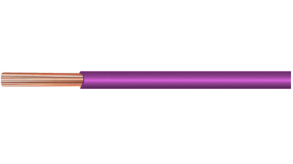 Kabeltronik LIYV Series Purple 0.5 mm² Equipment Wire, 20 AWG, 16 X 0.20 mm, 100m, PVC Insulation, 060105010