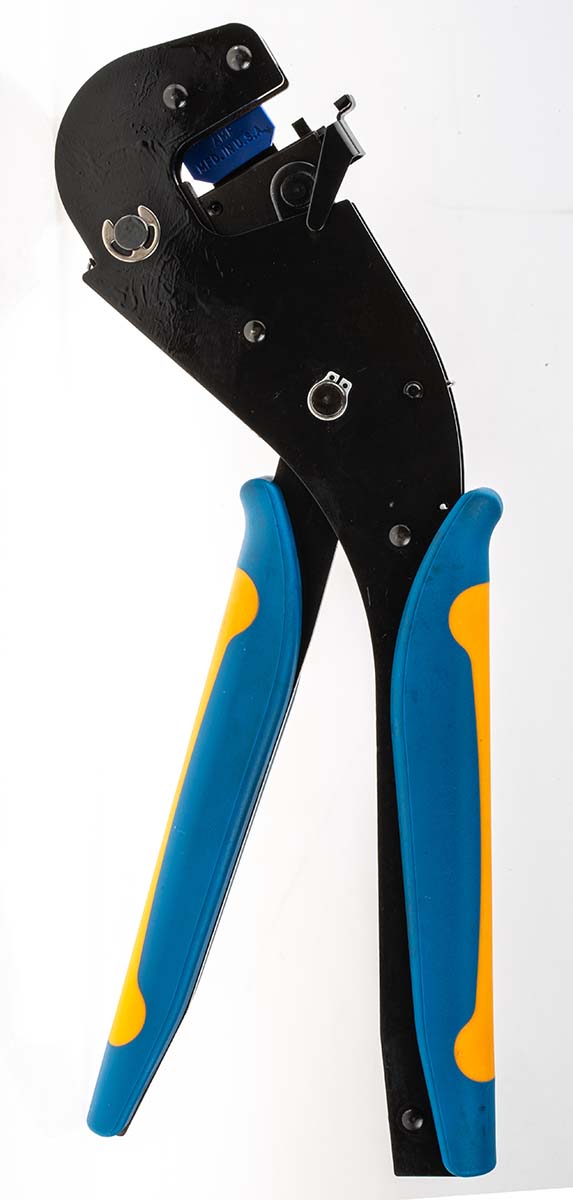 TE Connectivity TETRA-CRIMP Hand Ratcheting Crimp Tool Frame for Ultra-Fast Terminals, Ultra-Fast Plus Terminals