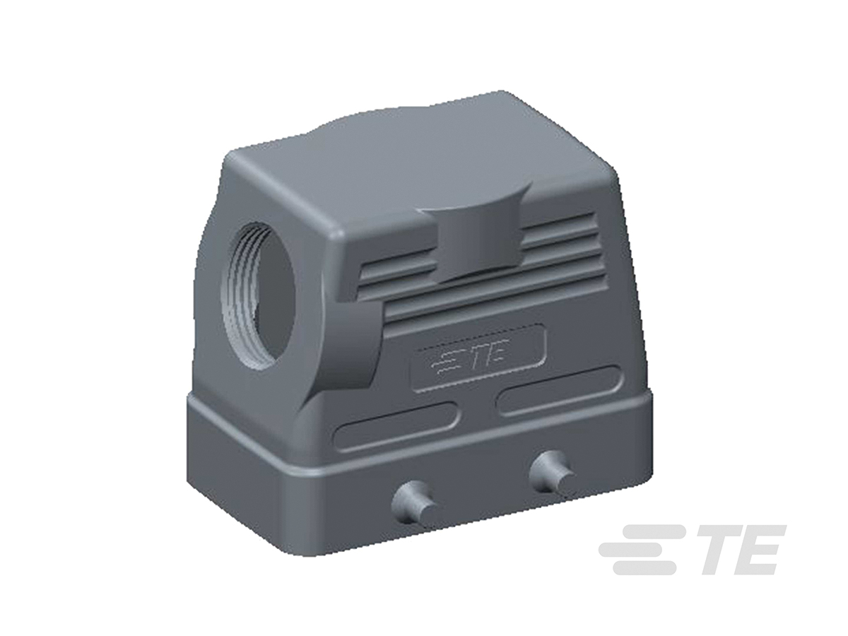 TE Connectivity HDC Heavy Duty Power Connector Hood, M25 Thread, Side Entry
