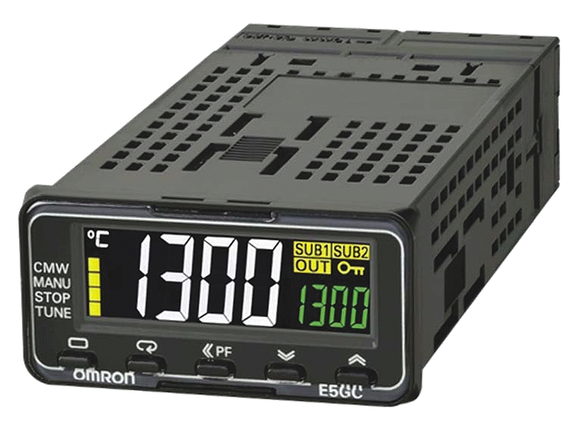 Omron E5GC Panel Mount PID Temperature Controller, 48 x 48mm, 1 Output Linear, Analogue, 4-20 mA, 100 → 240 V ac Supply