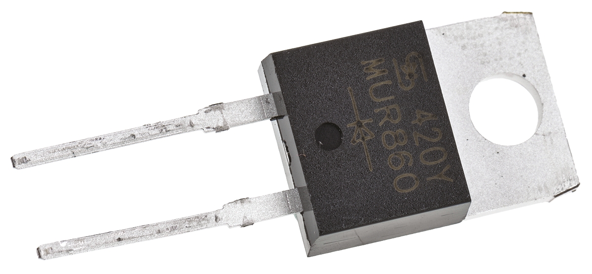 Taiwan Semiconductor 600 V 8 A Glass Passivated Super Fast Rectifiers Switching 2-Pin TO-220AC MUR860 C0