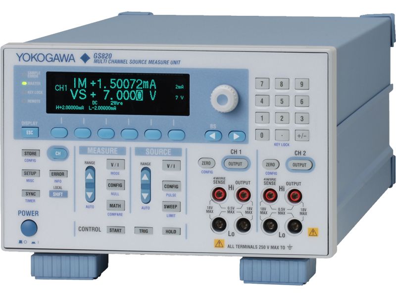 Yokogawa GS820 Series Source Meter, 0.2 → 18 V, 2-Channel, 3 A