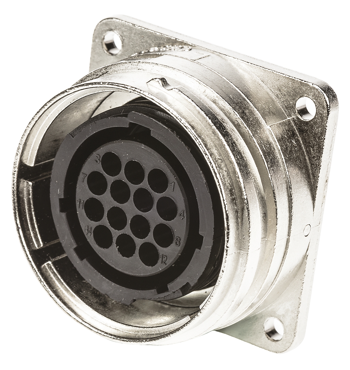 TE Connectivity Circular Connector, 14 Contacts, Panel, Standard Connector, Socket, Female, CMC Series