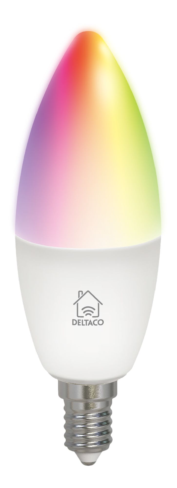 Deltaco 5 W E14 LED Smart Bulb, Cool White, RGB, Warm White