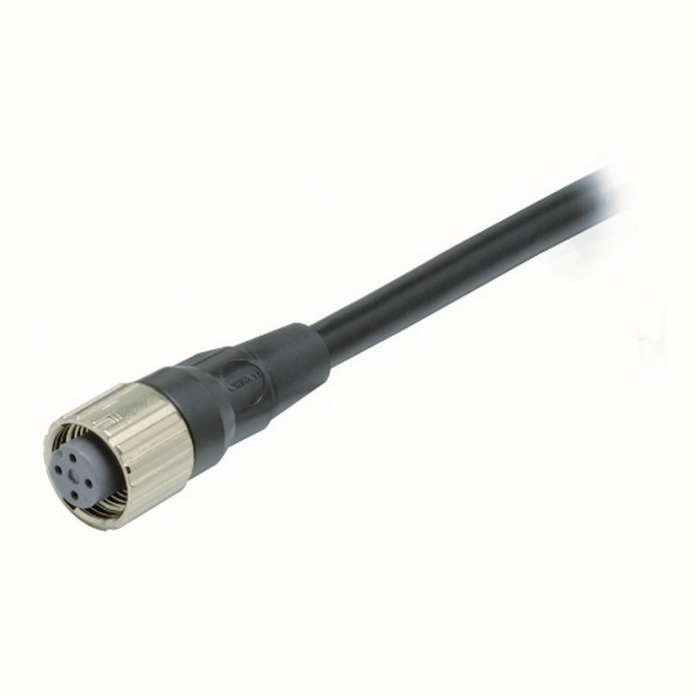 Omron Female 4 way M12 to Free End Sensor Actuator Cable, 2 m